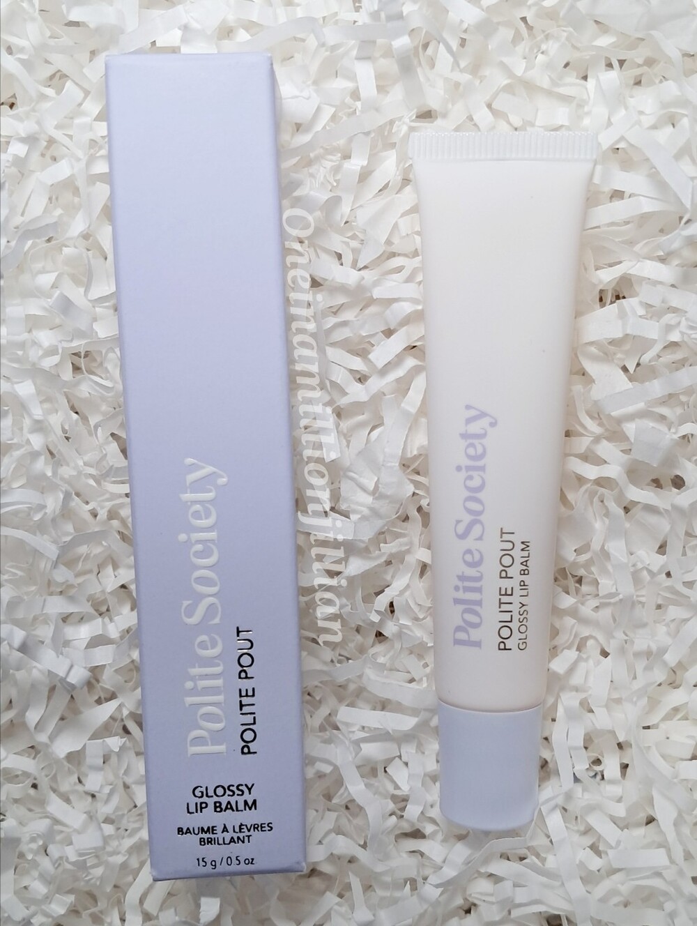 Polite Society Polite Pout Glossy Lip Balm - Coconut Cream
